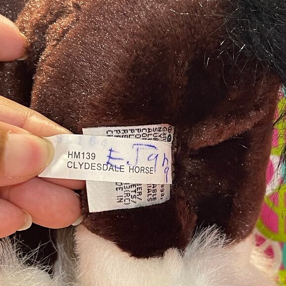 Webkinz Clysdale Horse HM139 No Code Stuffed Plush Animal Pet - Picture 3 of 4